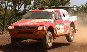 Nissan bei der 12. Etappe der Rallye Dakar