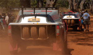 Nissan bei der 12. Etappe der Rallye Dakar