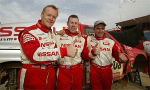 Rallye Dakar 2004: 3 Siege fr Nissan