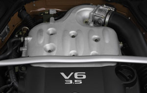 Nissan V6 Motor im 350Z