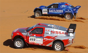 Nissan bei 5. Etappe der Rallye Dakar