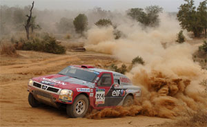Giniel de Villiers auf der 12. Etappe der Rally Dakar