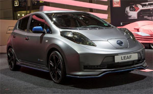 Nissan Leaf mit Aero-Kit