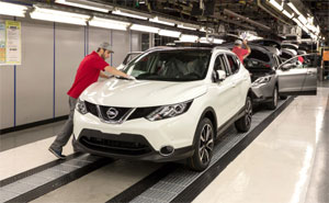 Nissan Qashqai Produktion