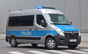 Opel Movano Polizeifahrzeug