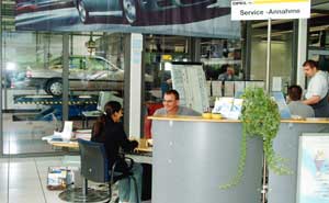 Opel Service-Annahme