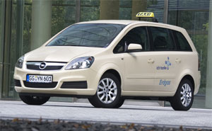 Opel Zafira Erdgas-Taxi