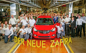Opel Zafira Produktion