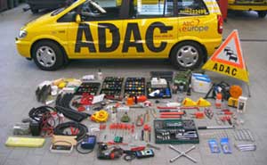 ADAC Pannenhilfe Ausrüstung