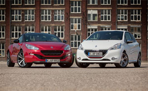 Peugeot RCZ und 208 GTi