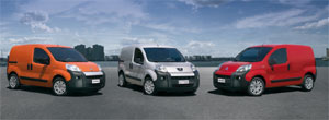 Peugeot Bipper, Fiat Fiorino und Citron Nmo