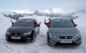 Gerhard Plattner und Hans-Joachim Stuck im SEAT Leon FR TDI