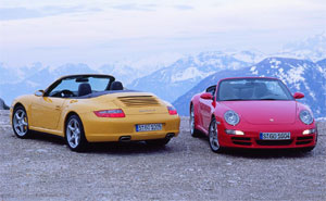 Porsche 911 Carrera 4 Cabriolet und 911 Carrera 4S Cabriolet