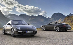 Porsche 911 Black Edition Coup und 911 Black Edition Cabriolet