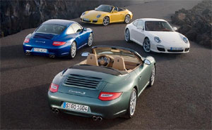 Gruppenbild Porsche 911 Carrera und Carrera S