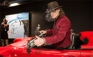 Udo Lindenberg im Porsche Museum