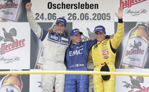 Porsche Carrera Cup Deutschland Oschersleben 06/2005: Dominik Farnbacher / Nicolas Armindo / Christian Menzel