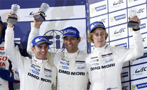 Porsche Team: Timo Bernhard, Mark Webber, Brendon Hartley