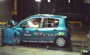 Renault Modus beim Crashtest