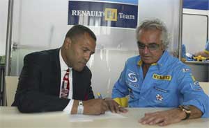 Boeing und das Renault F1-Team