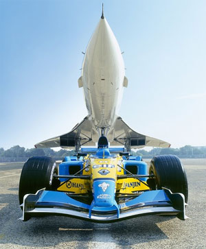 Renault R23B trifft Concorde