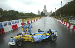 Renault Formel 1 in Moskau