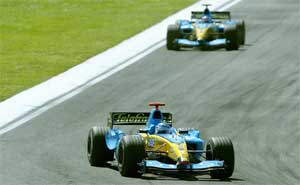 Renault F1 beim GP Spanien
