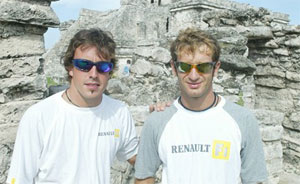 Renault Formel1 Team: Jarno Trulli und Fernando Alonso 