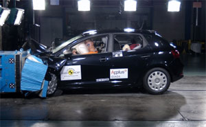 SEAT Ibiza beim NCAP-Crashtest