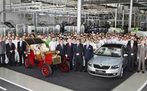 Skoda hat 15.000.000 Millionen Autos produziert