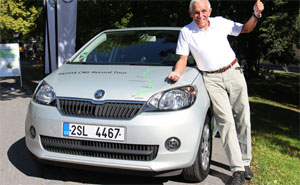 SKODA Citigo CNG mit Gerhard Plattner