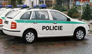 Skoda Polizeiauto