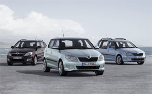 Skoda Roomster, Fabia und Fabia Combi