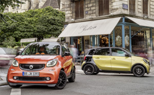 smart fortwo und smart forfour