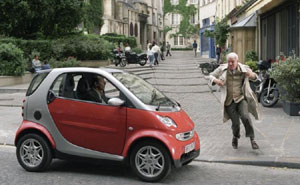 smart fortwo und Steve Martin