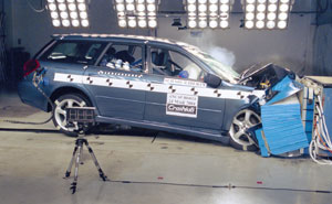 Crashtest ANCAP bei Subaru Legacy