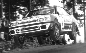 Subaru bei der Rallye Monte-Carlo