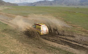 Suzuki bei der Transsyberia Rallye