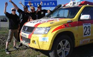 Suzuki bei der Transsyberia Rallye