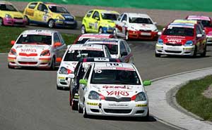 Yaris Cup - 4. Rennen Sachsenring - Start