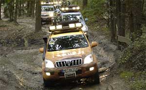 Toyota Land Cruiser bei der XWORLD Tour