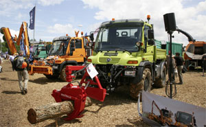 Unimog auf der groen Forstmesse