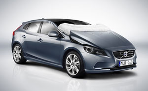 Volvo V40 Fussgnger-Airbag