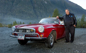 Volvo P1800 mit Besitzer Irv Gordon