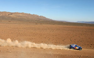Carlos Sainz/Andreas Schulz, Volkswagen Race Touareg 2, 3. Etappe Rallye Dakar
