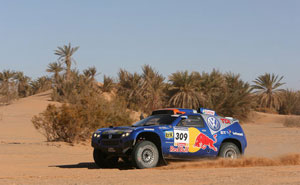 Mark Miller/Dirk von Zitzewitz, Volkswagen Race Touareg 2, 4. Etappe Rallye Dakar