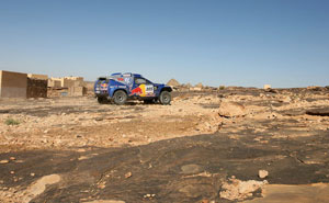 Giniel de Villiers/Tina Thrner, Volkswagen Race Touareg 2, 8. Etappe Rallye Dakar