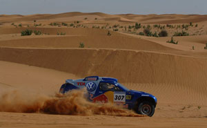 Carlos Sainz/Andreas Schulz, Volkswagen Race Touareg 2, 9. Etappe Rallye Dakar