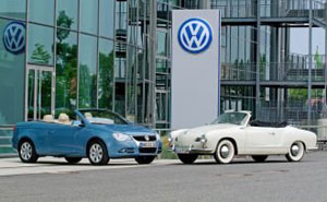 VW Eos und Kharmann Ghia Cabriolet