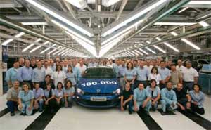 Der 100.000 VW Scirocco rollte vom Band